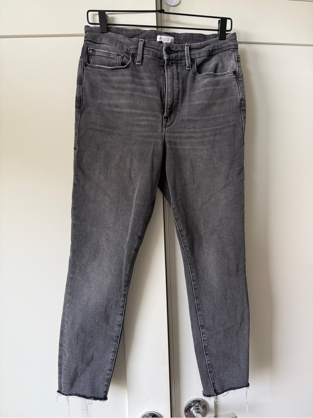 Gray Skinny Jeans, Size 10/30 by Good American